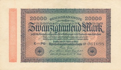 [MB6132] Niemcy 20000 mark 1923