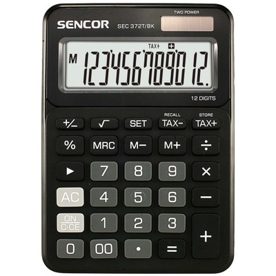 Sencor kalkulator biurowy 12 cyfr LCD solar