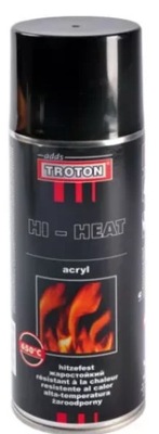 LAKIER ТЕРМОСТОЙКИЙ TROTON ЧЕРНЫЙ 400 ML