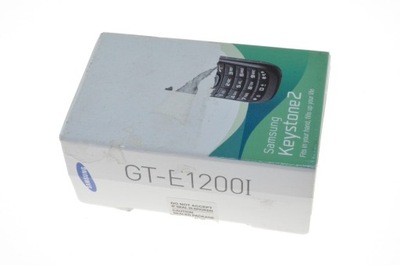 100% Oryginalny Nowy SAMSUNG GT-1200i KEYSTONE 2 CZARNY