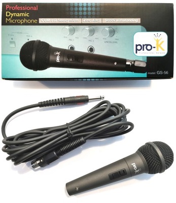 Mikrofon dynamiczny wokalowy GS-56