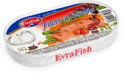 FILET Z ŁOSOSIA PO SUŁTAŃSKU 170G EVRAFISH