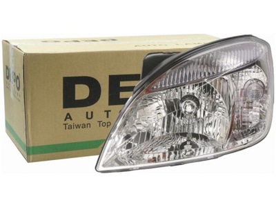 Лампа фара левый kia rio ii 05-11 фото №1