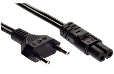 Kabel zasilający do notebooka 2pin IEC C7 1,5m EU