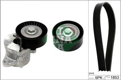 Ina набор ремни многоручейковых с ролики chevrolet malibu opel фото №1