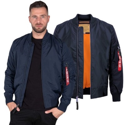 Kurtka Alpha Industries MA-1 TT 191103 Granatowa