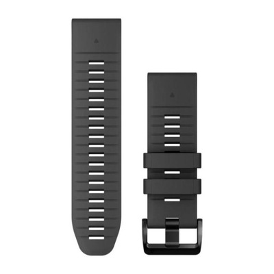 Garmin Pasek do zegarka QuickFit 26 - Grafitowy silikonowy, 010-13281-09