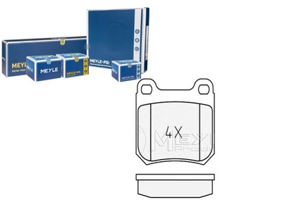 Набор - комплект тормозных колодок тормозных [meyle] фото №1