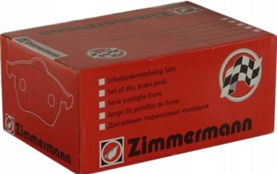 Zimmermann гальмівні колодки гальмівний. fiat sedici 06- фото №1