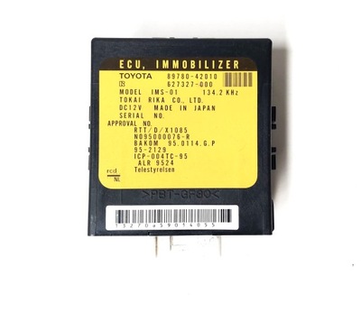 Модуль immobiilizera 8978042010 toyota rav4 фото №1