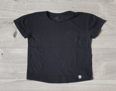 Cool Club koszulka t-shirt czarny z kieszonką r. 134 cm