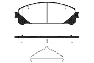 Remsa тормозные колодки тормозные lexus rx 450h awd ggl1_. g фото №1