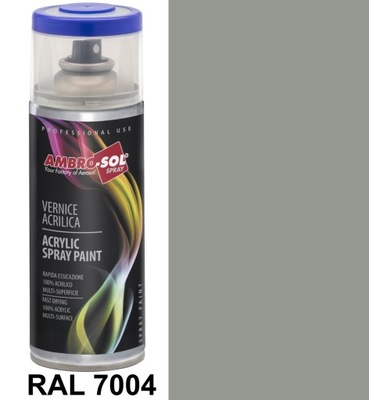 AMBROSOL RAL 7004 COLOR AKRYLOWY FARBA SPRAY 400 ML  