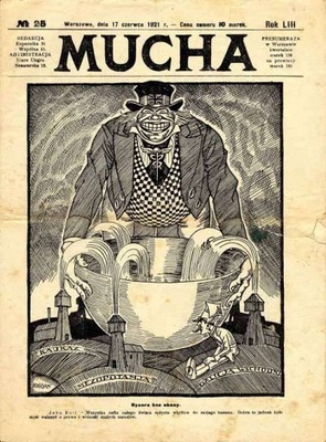 tygodnik satyryczny Mucha 1921 nr 25 / John Bull