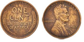 1 cent USA (1942) - A. Lincoln Mennica Philadelphia