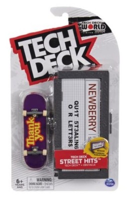 Tech Deck Mini Deskorolka Fingerboard + Przeszkoda