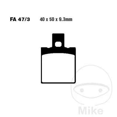 КОЛОДКИ ГАЛЬМІВНІ ЗАДНЄ EBC FA047/3