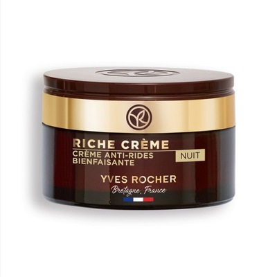 Yves Rocher krem riche creme na noc przeciwzmarszczkowy regenerujący