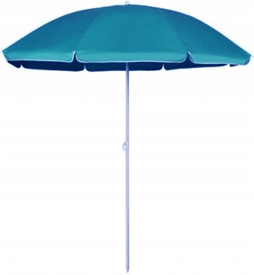 DUŻY PLAŻOWY PARASOL OGRODOWY 180 cm NIEBIESKI