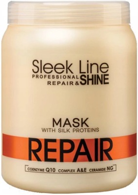 Stapiz Sleek Line Repair Maska Do Włosów Zniszczonych z Jedwabiem 1000ml
