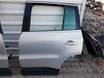 Vw tiguan i 5n 06-15r дверь левая задняя lr7l фото №1