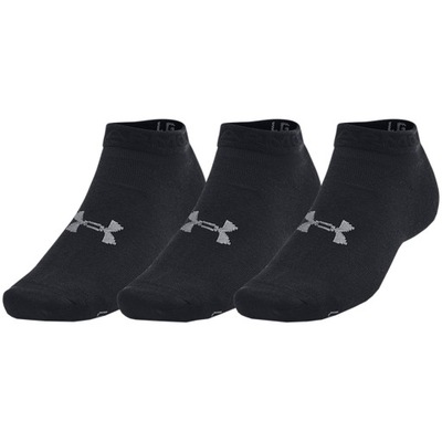 Skarpety under armour essential low 3 pary czarne 1382958 001 M