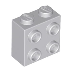 LEGO Brick Mod Klocek 1x2x1 2/3 Jasnoszary LBG 22885 NOWY