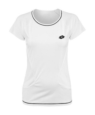 KOSZULKA LOTTO SHELA IV TEE WOMAN WHITE/NAVY M