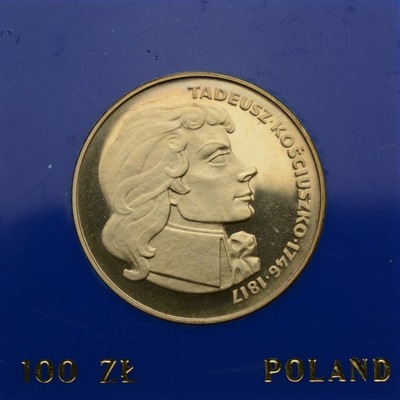 100 złotych 1976 - Tadeusz Kościuszko - St. L
