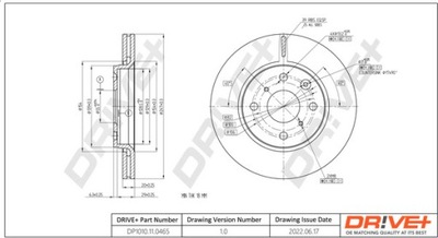 DISKU HAM. PRIEK. CITROEN C1 05- 247X20 