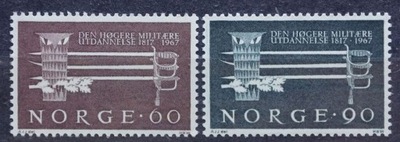 NORWEGIA - 1967 - 150 LAT AKADEMII WOJSKOWEJ
