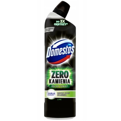 Domestos Zero Kamienia Lime Żel do WC 750ml