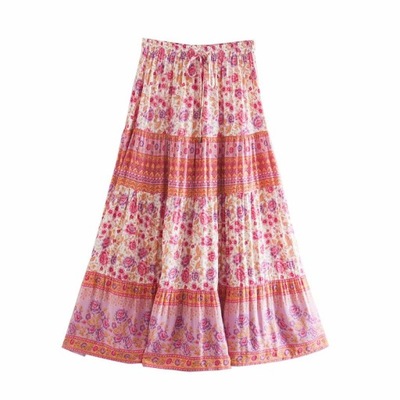 Letnia Boho SPÓDNICZKA w stylu Vintagekobietykwiat