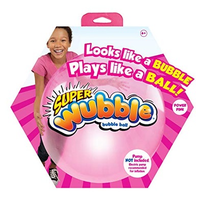 Wubble Super Bubble Ball - Pink | Looks Like a Bubble, Plays Like a Ball! |