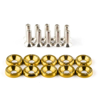 10pcs M6X20 Car Modified Hex Fasteners Fender