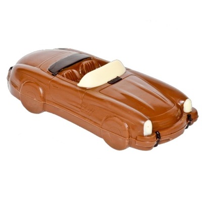 Samochód z czekolady, czekoladowe auto figurka