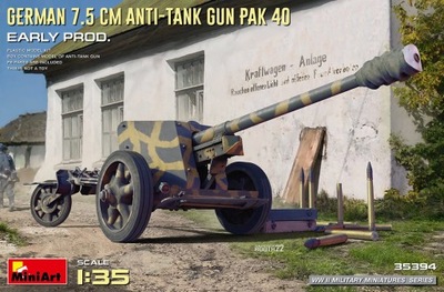 MINIART 35394 1:35 7.5cm Anti-Tank Gun PaK 40. Ear