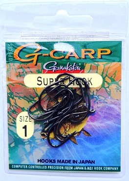 Haczyk Gamakatsu G-Carp Super Hook nr 1, 10szt