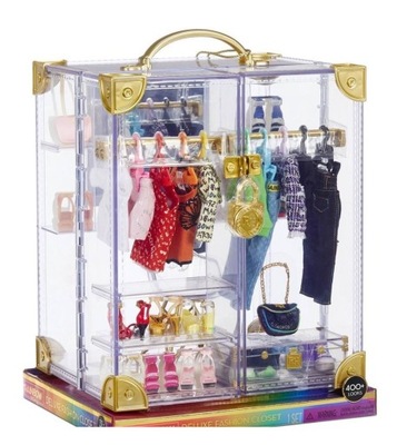 RAINBOW HIGH DELUXE FASHION CLOSET ZESTA UBRANEK DLA LALEK