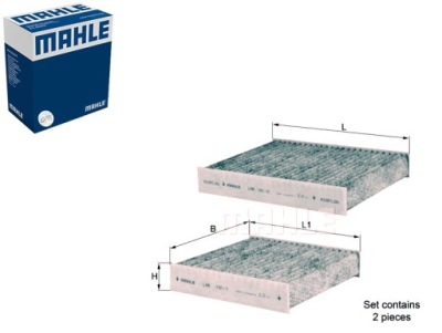 Mahle фильтр салонный ace1692 80000667 cc1260 фото №1
