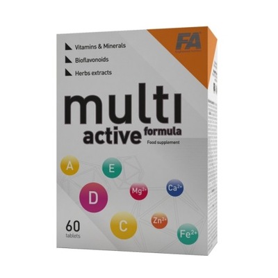 FA Nutrition Multi Active Formula 60 tab WITAMINY I MINERAŁY Odporność