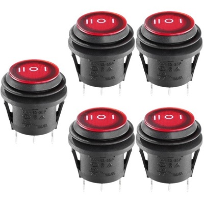 Кнопка spdt switch коромисло marine 5 szt фото №1