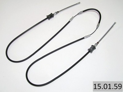 CABLE FRENOS FORD TRANSIT RUEDAS GEMELAS 91- BEBNY  