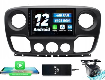 RADIO NAVEGACIÓN GPS OPEL 4MOVANO B 2010-2018 4GB 64GB LTE CARPLAY  