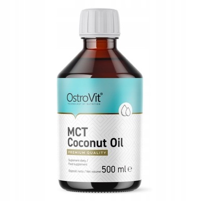 Olej MCT z kokosa Ostrovit 500 ml naturalny