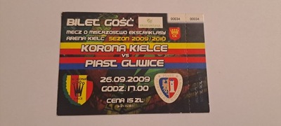 KORONA KIELCE - PIAST GLIWICE 26-09-2009 GOŚCIE