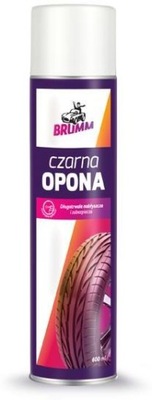 BRUMM CZARNA OPONA CZERNIDŁO DO OPON 600ML