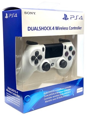 ORYGINALNY PAD PS4 - SONY DUALSHOCK 4 | BIAŁY - GLACIER WHITE | NOWY