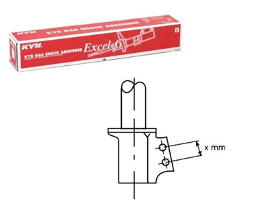 Амортизатор kyb kyb333708 фото №1