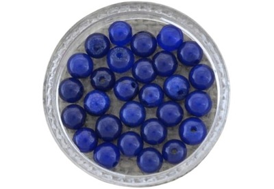 Kamień syntetyczny koralik lapis lazuli 4mm 2szt